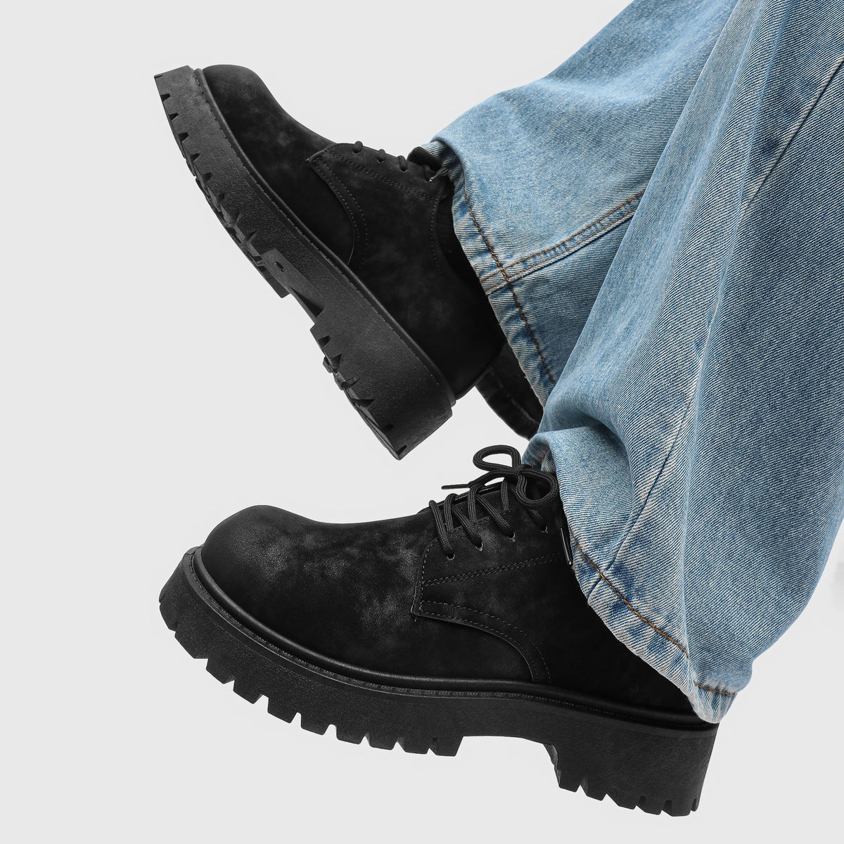 Work Boot Solado Grosso – Estilo Retrô Americano