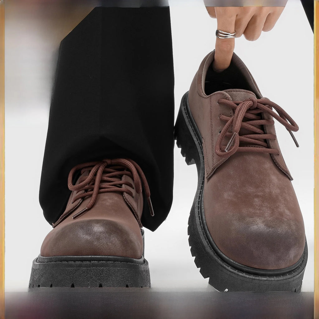 Work Boot Solado Grosso – Estilo Retrô Americano