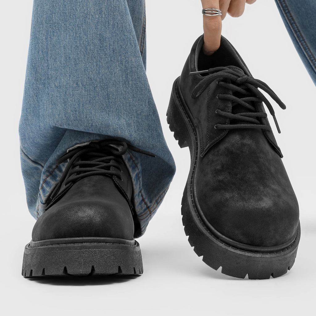 Work Boot Solado Grosso – Estilo Retrô Americano